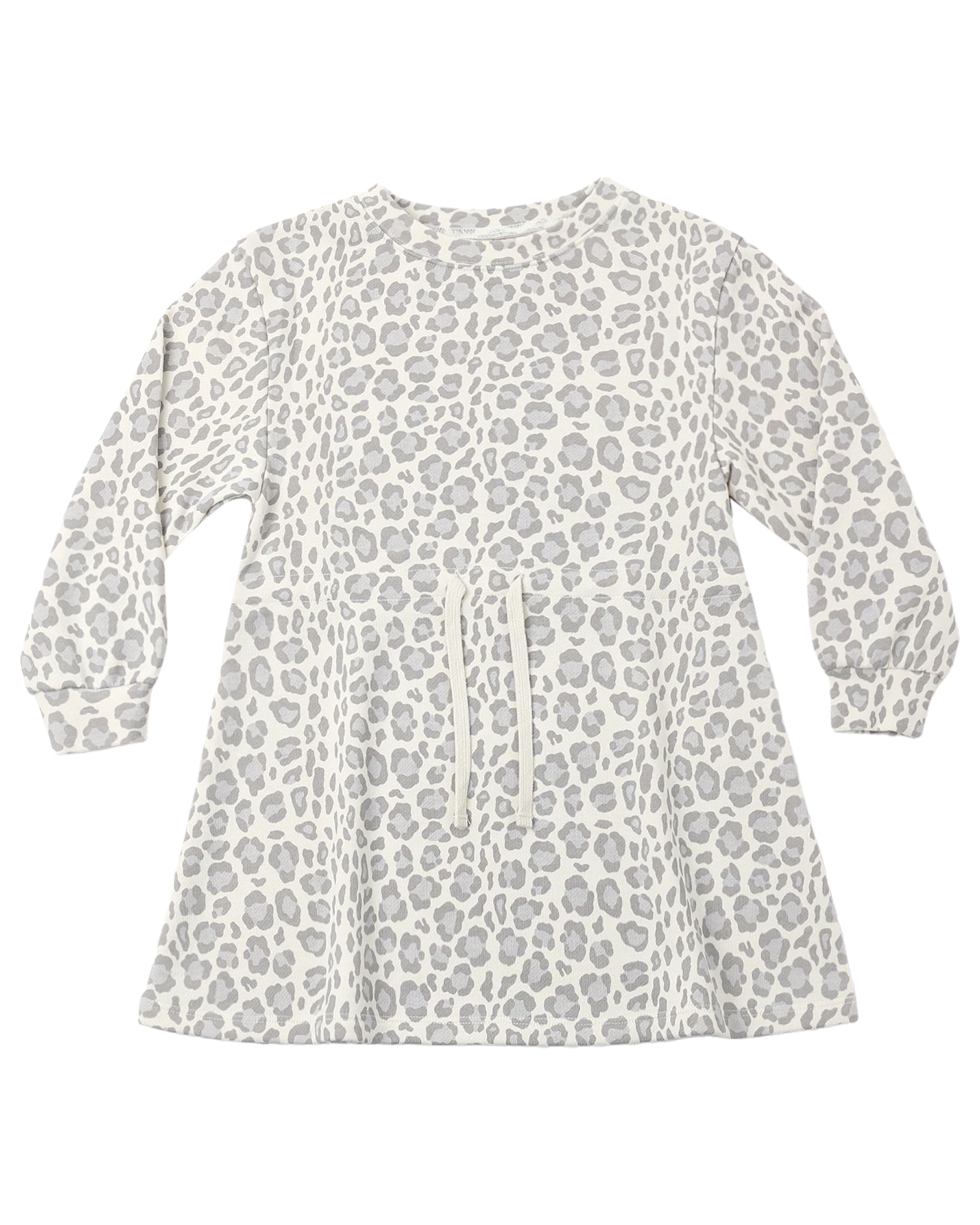 Blue leopard print Tate dress by Rylee & Cru, featuring a stylish, casual dress with a vibrant animal pattern and soft fabric.
