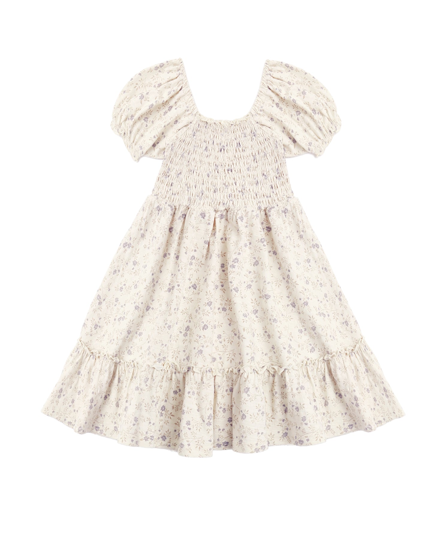 Rylee & Cru Meadow Sage Jersey Dress with short sleeves and floral pattern, casual and comfortable for everyday wear.