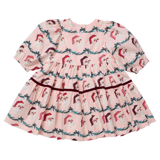 Santa Garland Girls Maribelle Dress