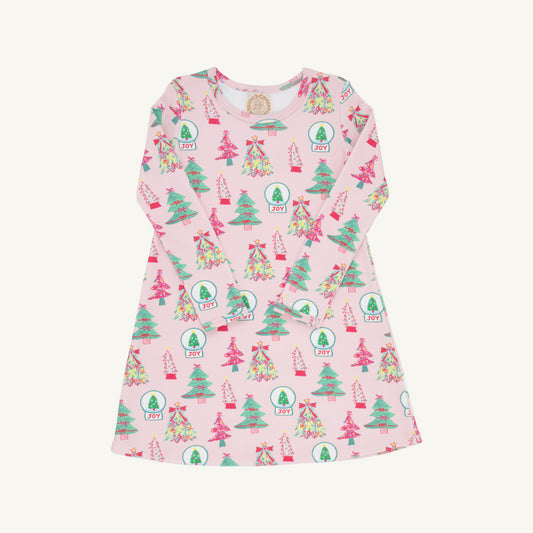 Christmas Coloring Contest Long Sleeve Polly Play Dress