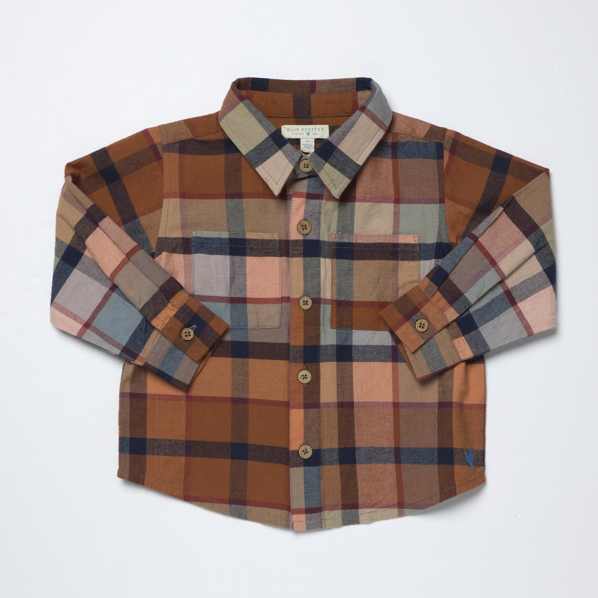 Hayride Plaid Boys Long Sleeve Jack Shirt