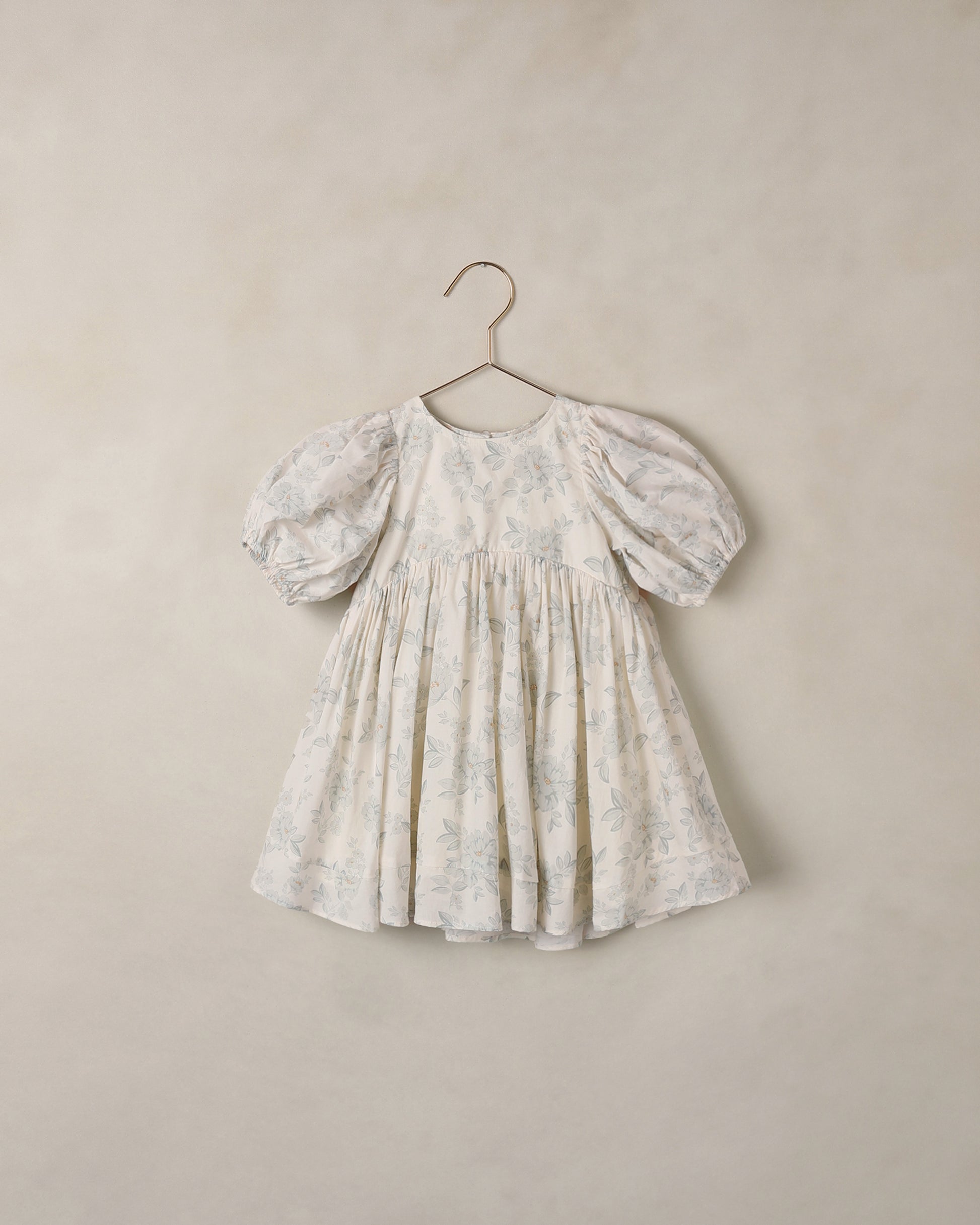 Noralee Mist English Rose Luna Dress featuring a floral print, lightweight fabric, and a flowy silhouette.