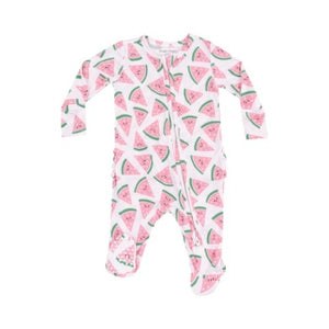 Angel Dear - Watermelon Hearts Ruffle Footie