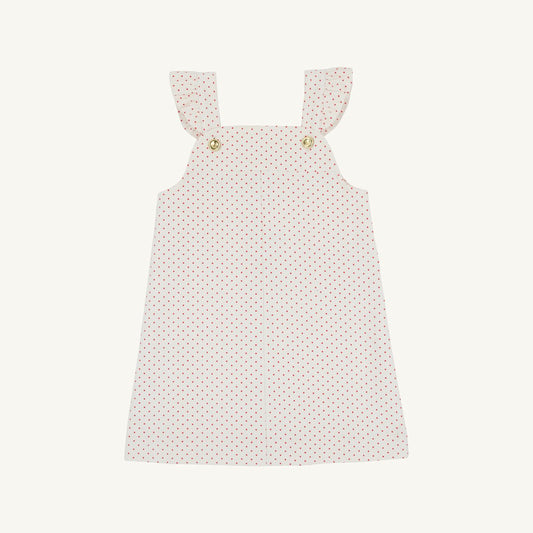 Palmetto Pearl and Richmond Red Microdot Julia Jumper