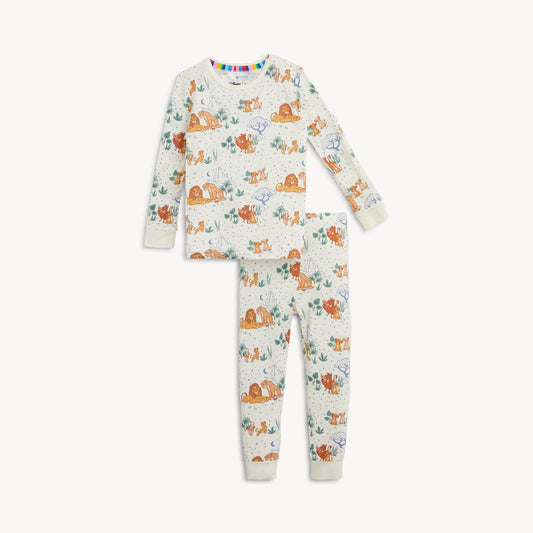 Magnetic Me Lion King modal long pajama set for kids with Lion King print, long sleeves and pants, soft and comfortable fabric