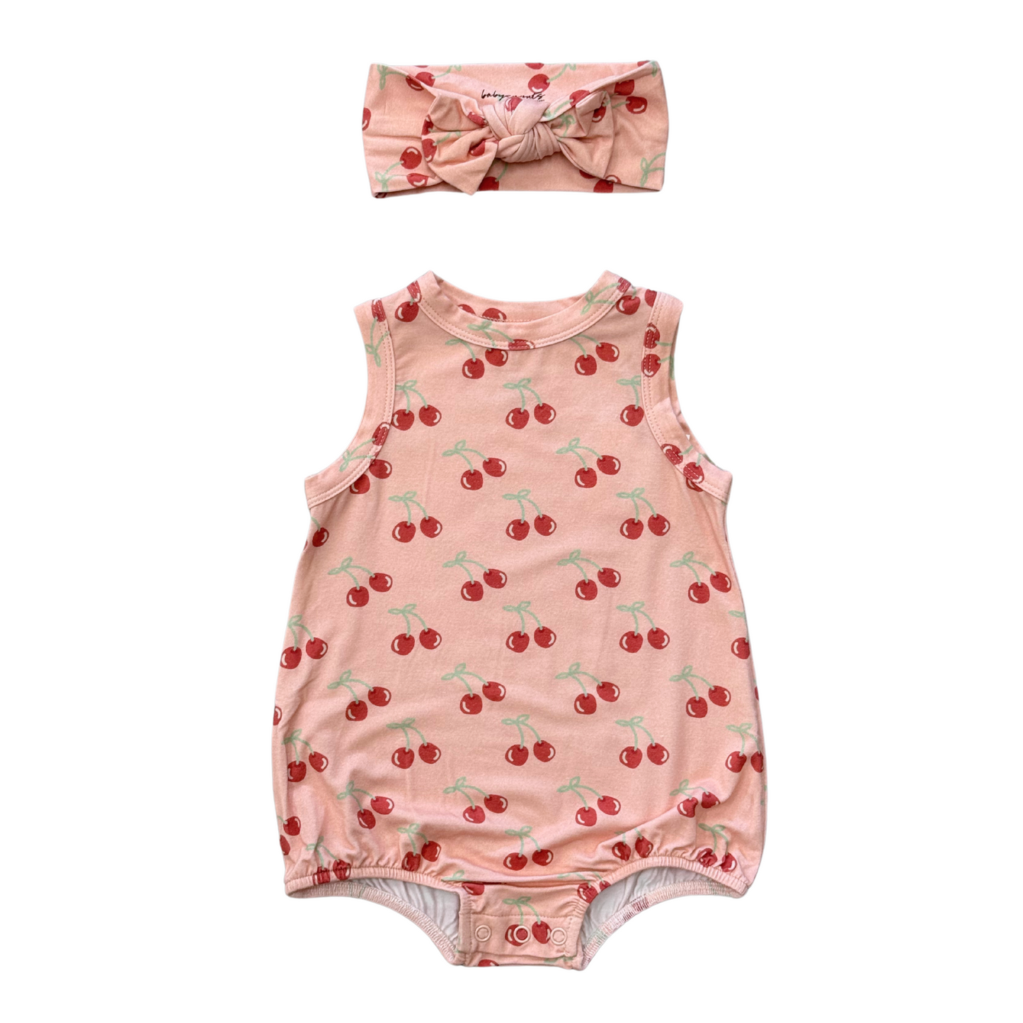 Cherries Bubble Bodysuit Set