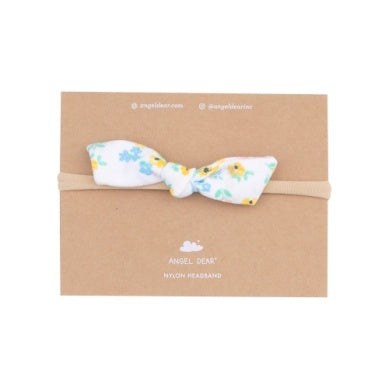 Angel Dear - Caroline's Calico Bow on Nylon Headband