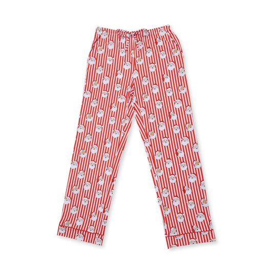 Adult Vintage Santa Stripe Loungewear Pant