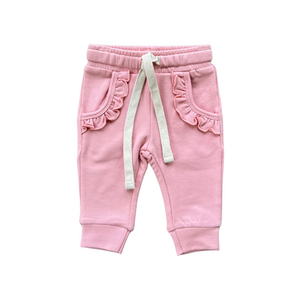 Babysprouts - Mellow Rose Girl's Ruffle Joggers