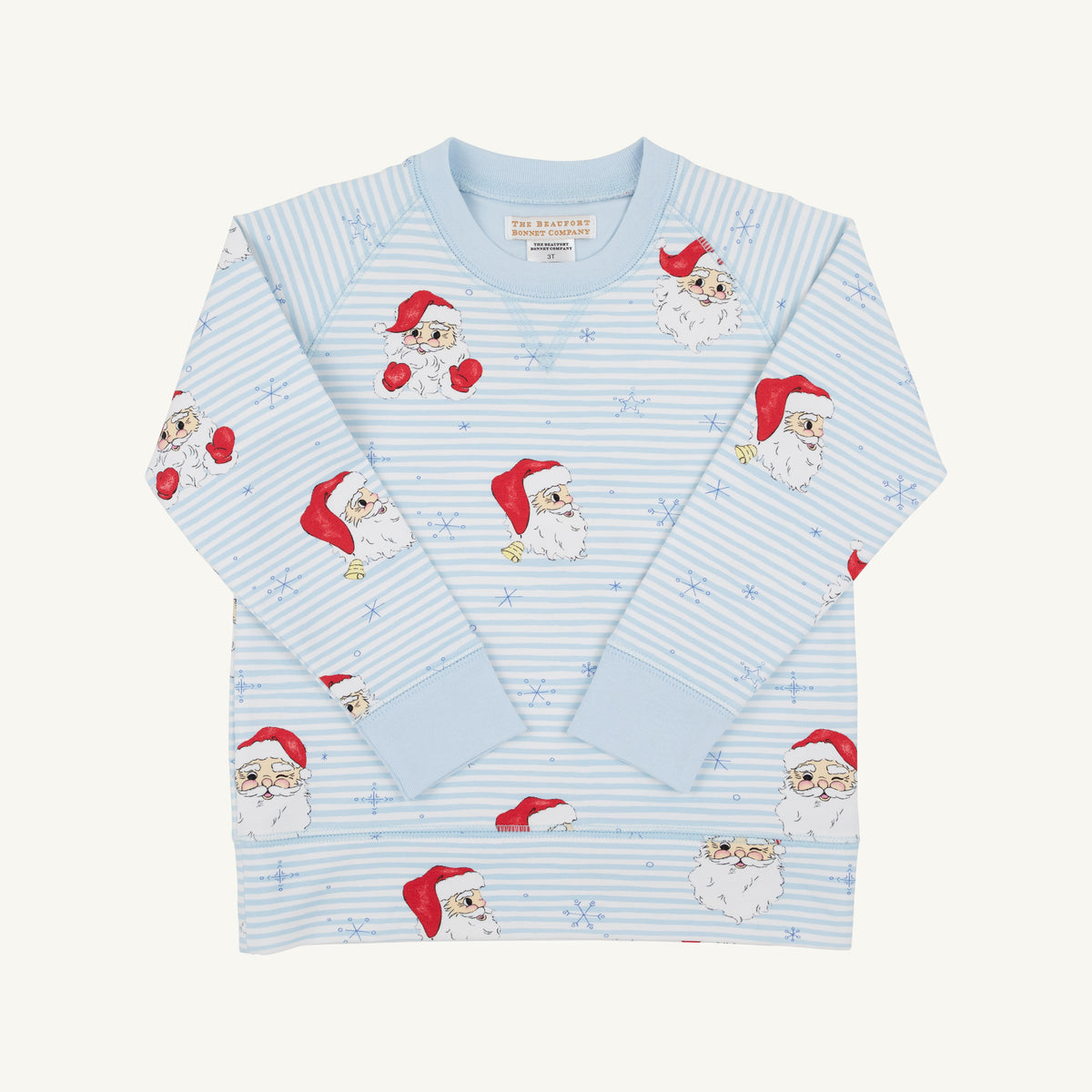 Dear Santa (Buckhead Blue Stripe) Cassidy Comfy Crewneck