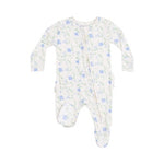 Angel Dear - Sweet Vines Ruffle Zip Footie