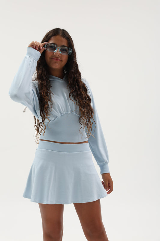 Saltwater Taffy French Terry Flounce Skort