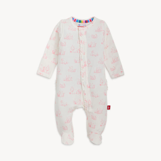Sweeter Than Honey Magnetic Footie W Ruffle