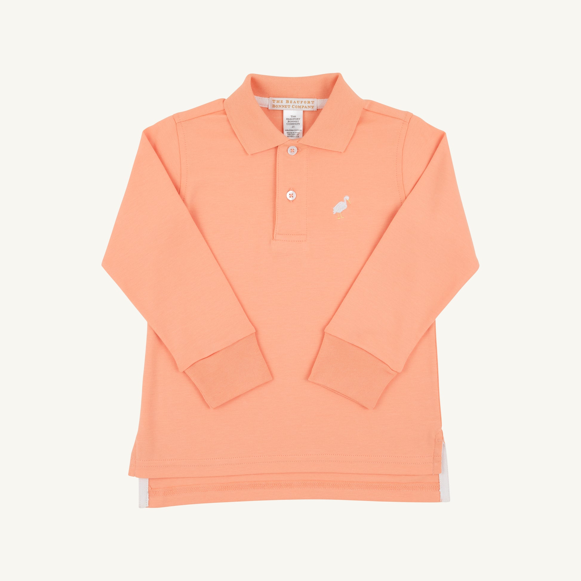 Multicolor Prim and Proper Polo from The Beaufort Bonnet Company featuring seashore sherbet-inspired pastel stripes and classic polo design.