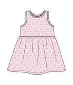 Angel Dear - Strawberry Swiss Dot Tank Dress