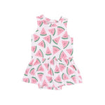 Angel Dear - Watermelon Hearts Skirted Bodysuit