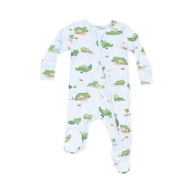 Angel Dear - Alligator Zip Footie