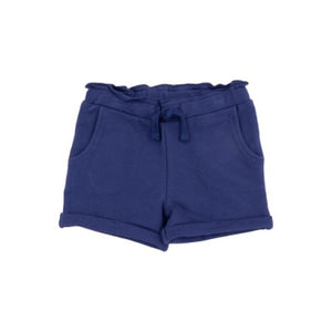 Angel Dear - Navy French Terry Paperbag Shorts
