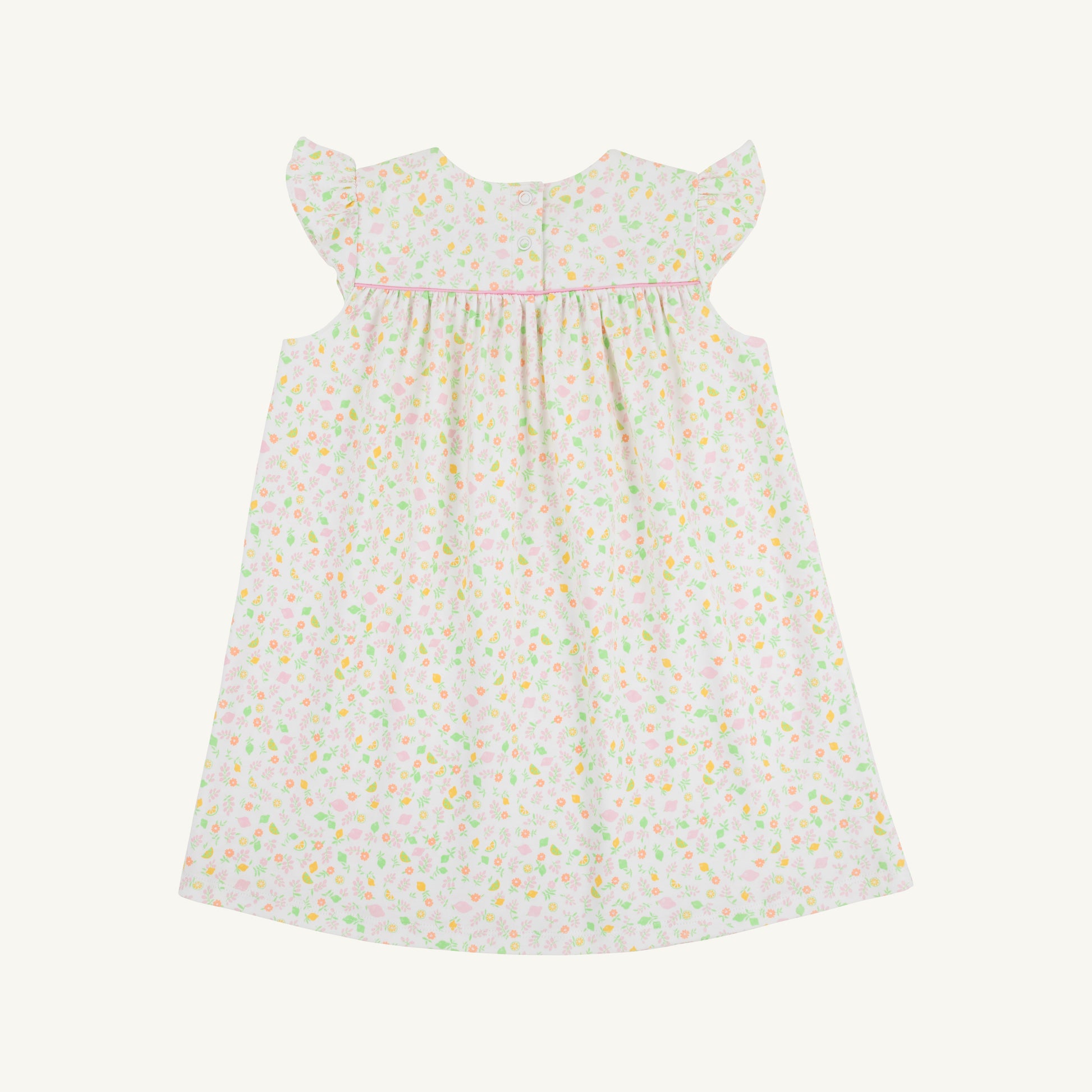 Pink Dowell Day Dress from The Beaufort Bonnet Company featuring citrus style and playful design for girls.