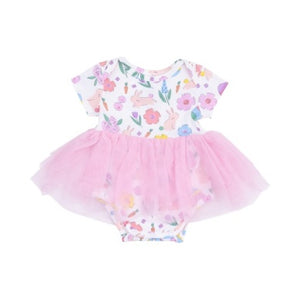 Angel Dear - Easter Bunnies Pink Tutu Bodysuit Dress
