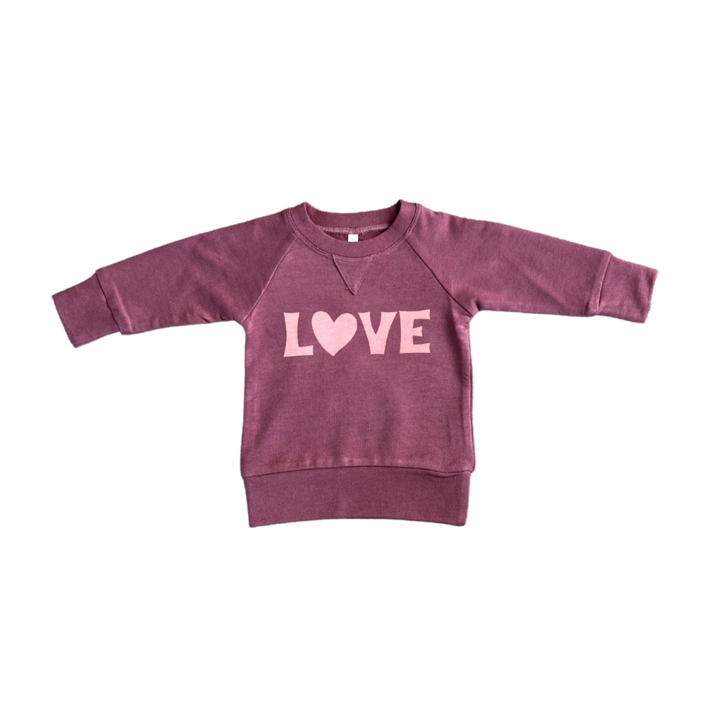 Babysprouts - Love in Ruby Raglan Sweatshirt