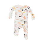 Angel Dear - Sushi Green Zip Footie