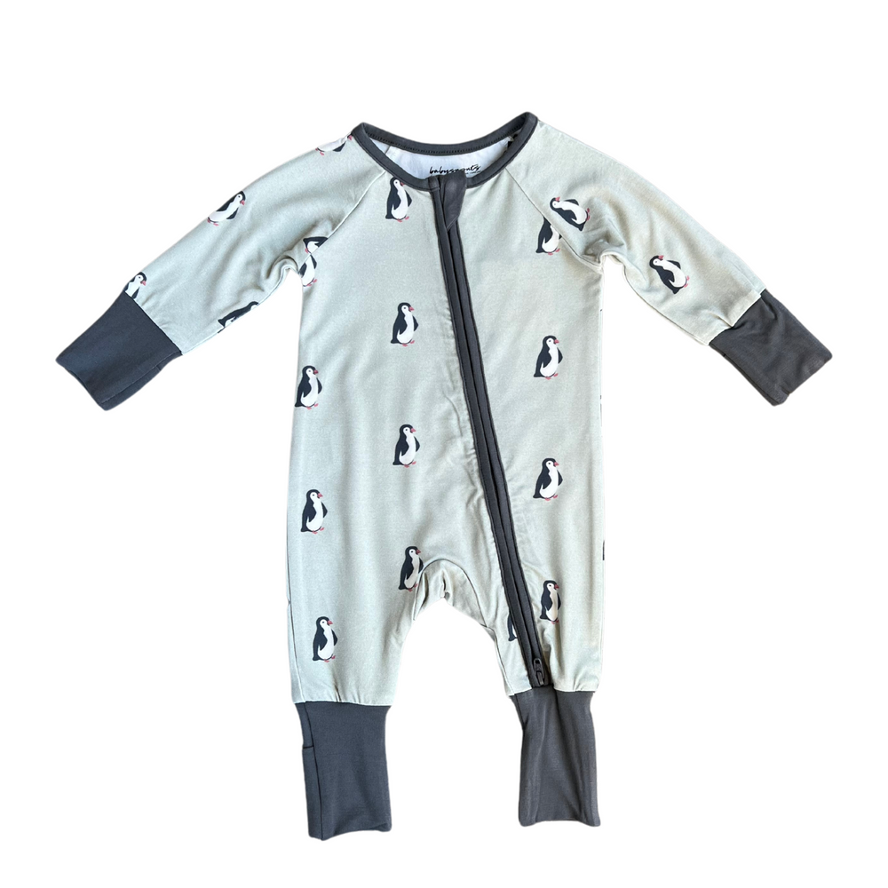 Babysprouts - Penguin Zip Convertible Romper