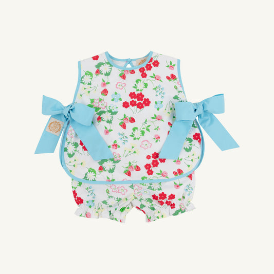 Berry Sweet and Belhaven Blue Talbott Tie Side by The Beaufort Bonnet Company, featuring vibrant fabric and tie side design.