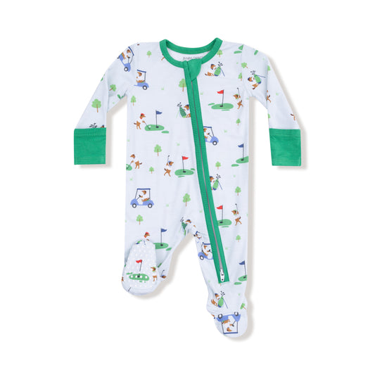 Dog Gone Golf Zipper Footie