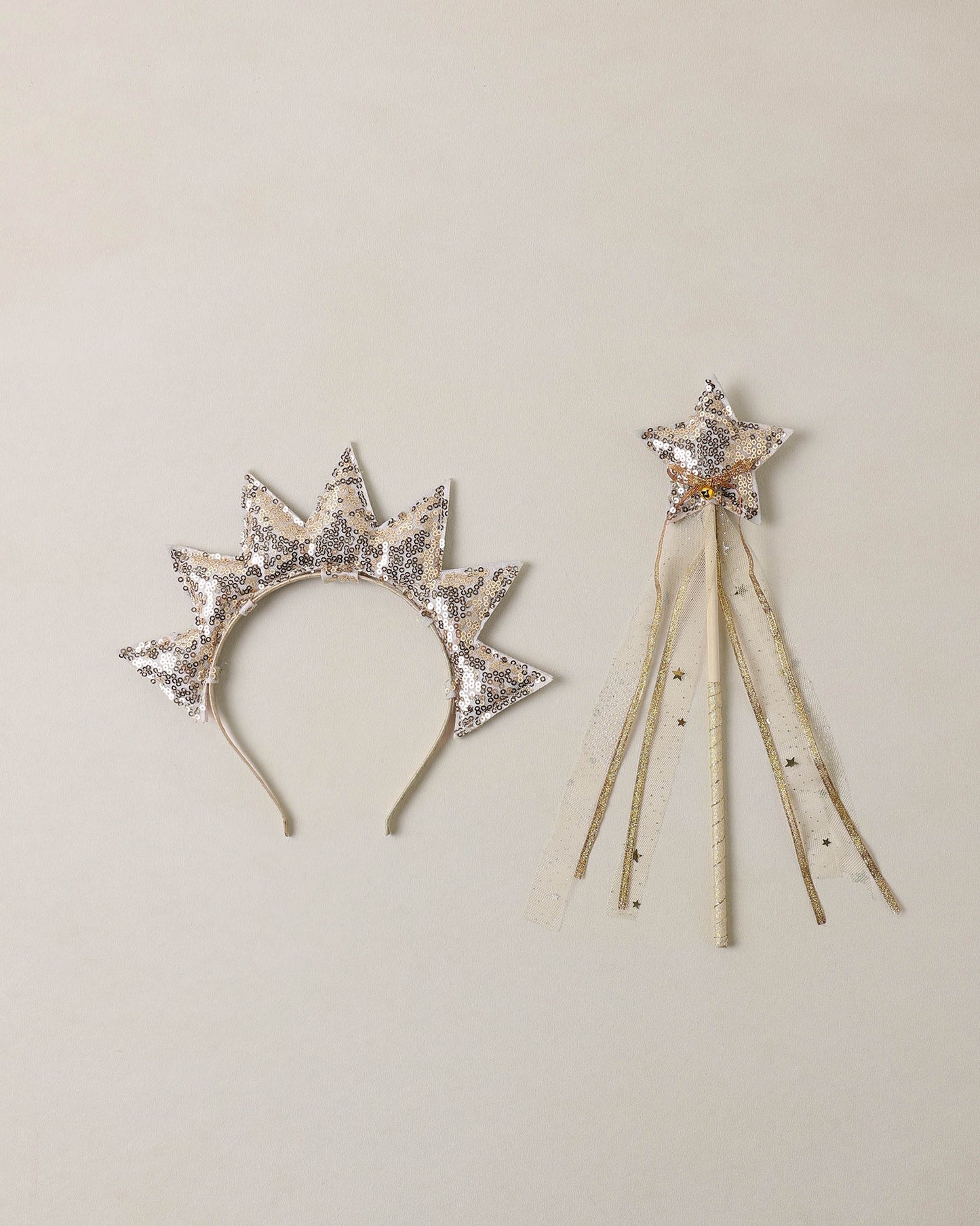 Gold Sun Crown + Wand