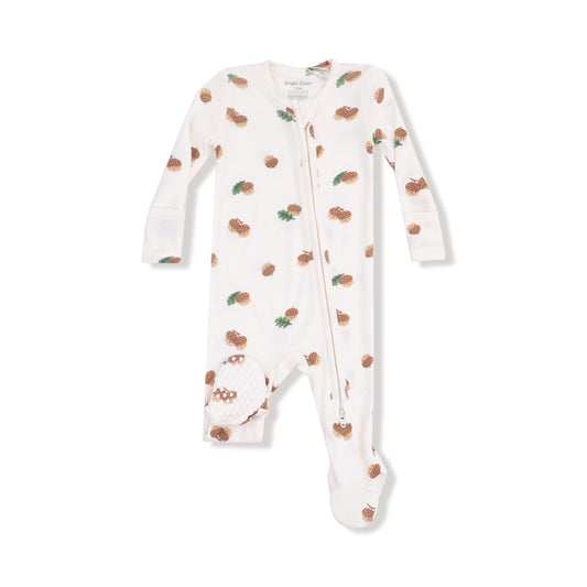 Tiny Acorns Zip Footie