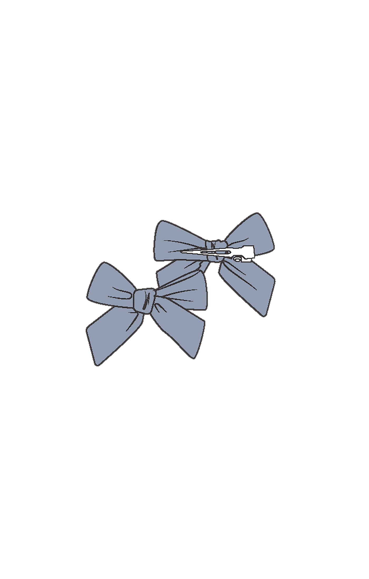Muslin Soft Chambray Bow 2 pack