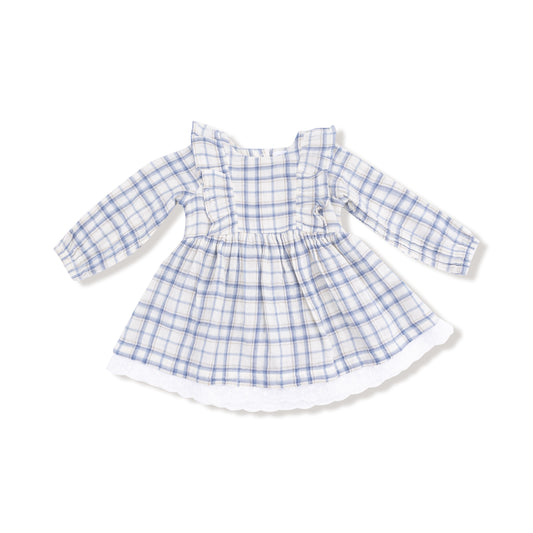 Blue Plaid Dress