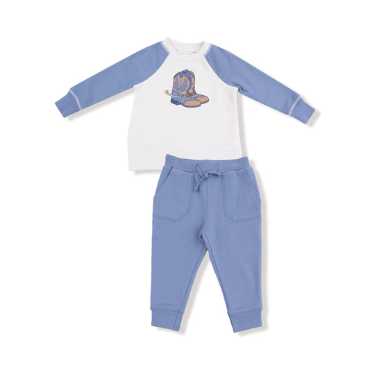 Country Cowboy Sweatshirt & Jogger Set
