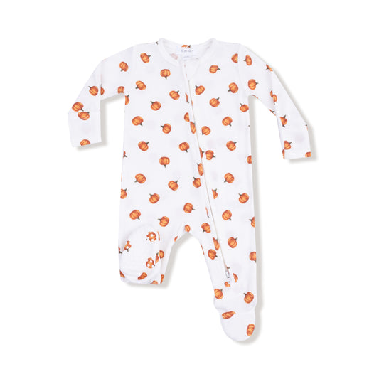 Little Pumpkins Zip Footie