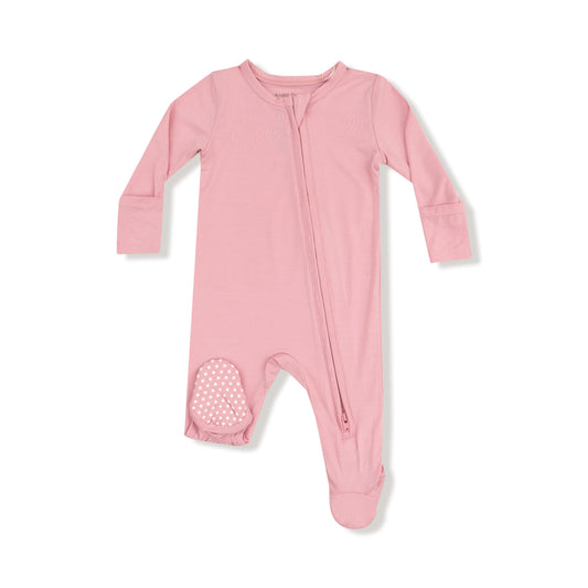 Pink Dolphin Zipper Footie