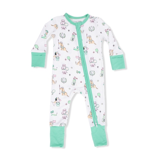 Country Club Dogs Pink Convertible Romper