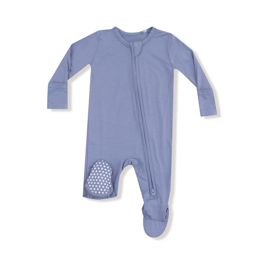 Blue Blizzard Zip Footie