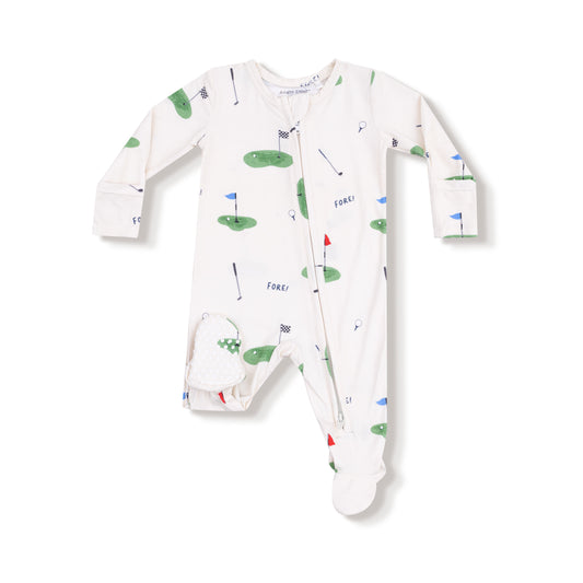 All Fore Golf Zipper Footie