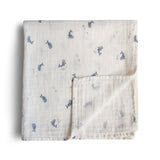 mushie - Organic Cotton Muslin Swaddle Blanket