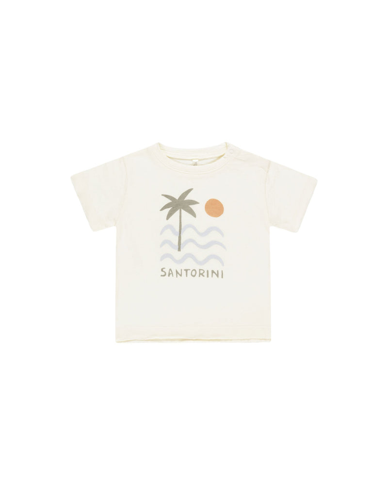 Rylee & Cru - Santorini Raw Edge Tee