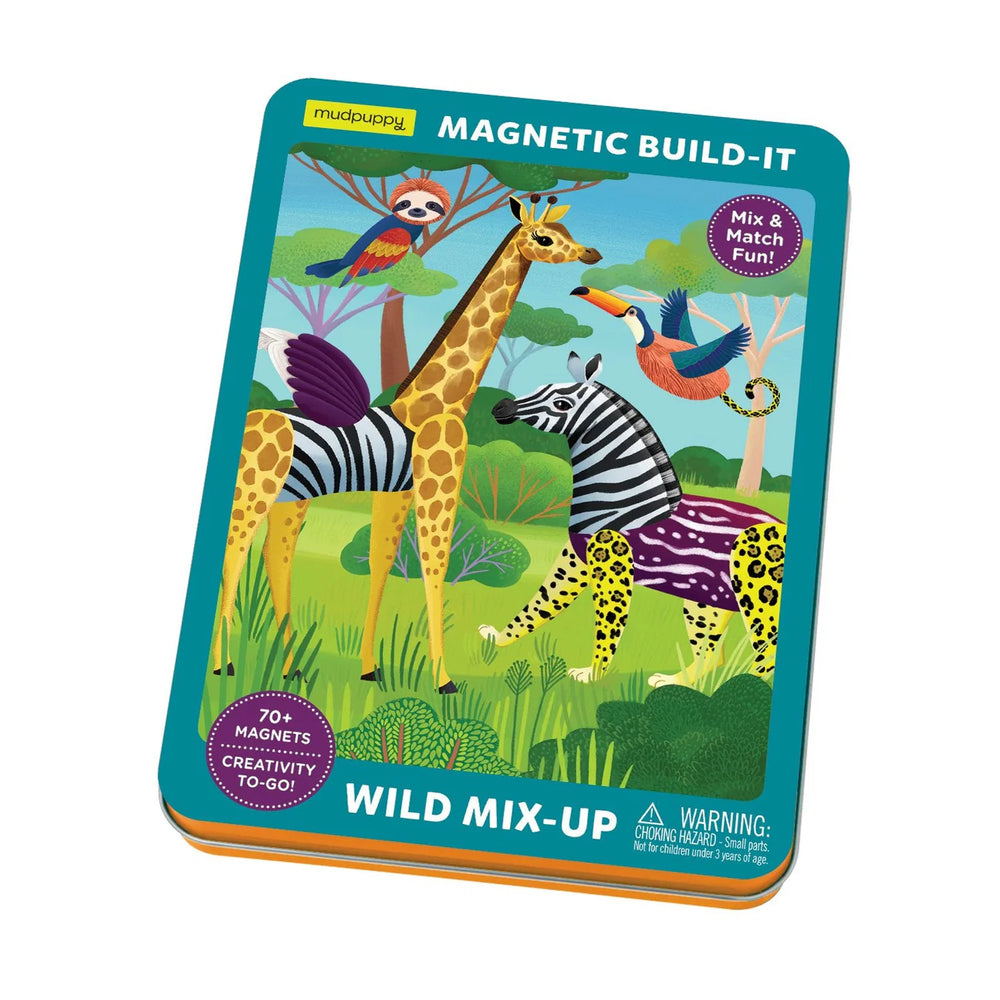 Mudpuppy - Wild Mix-Up Magnetic Build-It