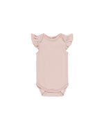 Quincy Mae - Bubblegum Flutter Sleeve Bodysuit