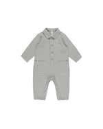 Rylee & Cru - Forrest Gingham Collared Baby Jumpsuit