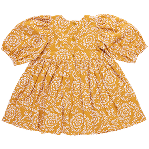 Pink Chicken - Inca Gold blooming Embroidery Brooke Dress