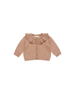 Quincy Mae - Rose Ruffle Collar Cardigan