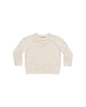 Quincy Mae - Speckled Natural Knit Sweater