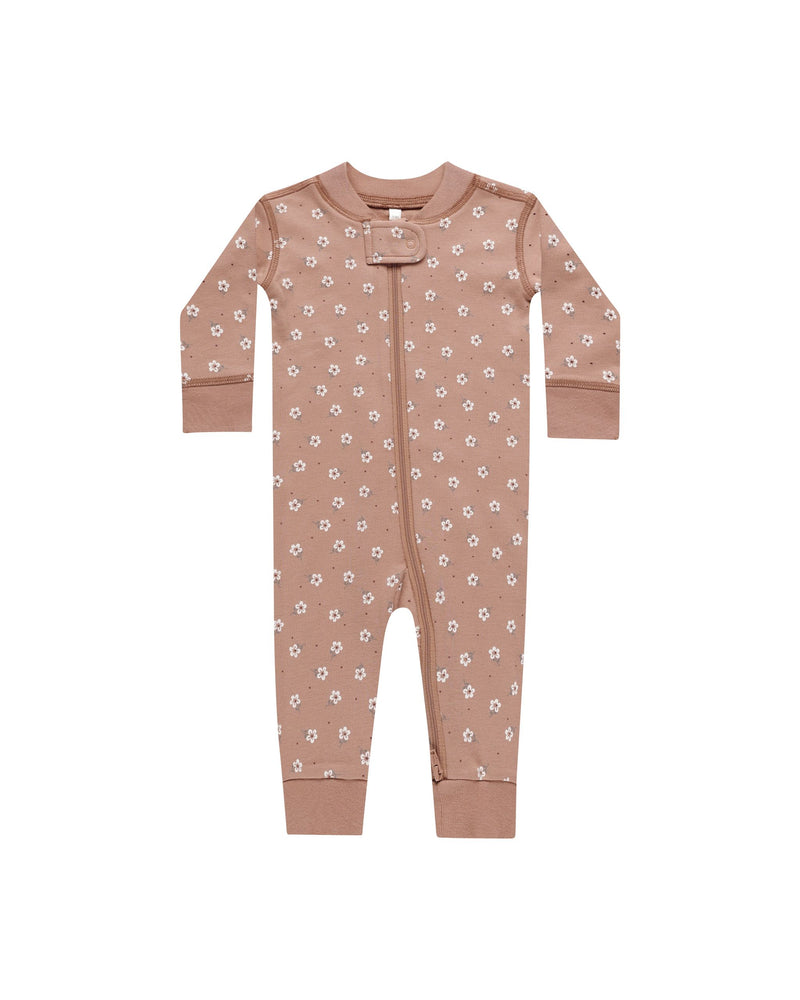 Quincy Mae - Rose Ditsy LS Sleeper Romper