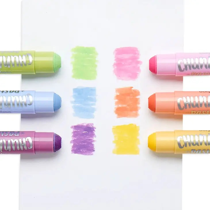 ooly - Chunkies Paint Sticks - Pastel Pack - Set of 6