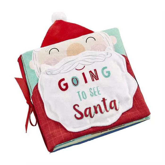 Mud Pie - Going To See Santa Plush Book